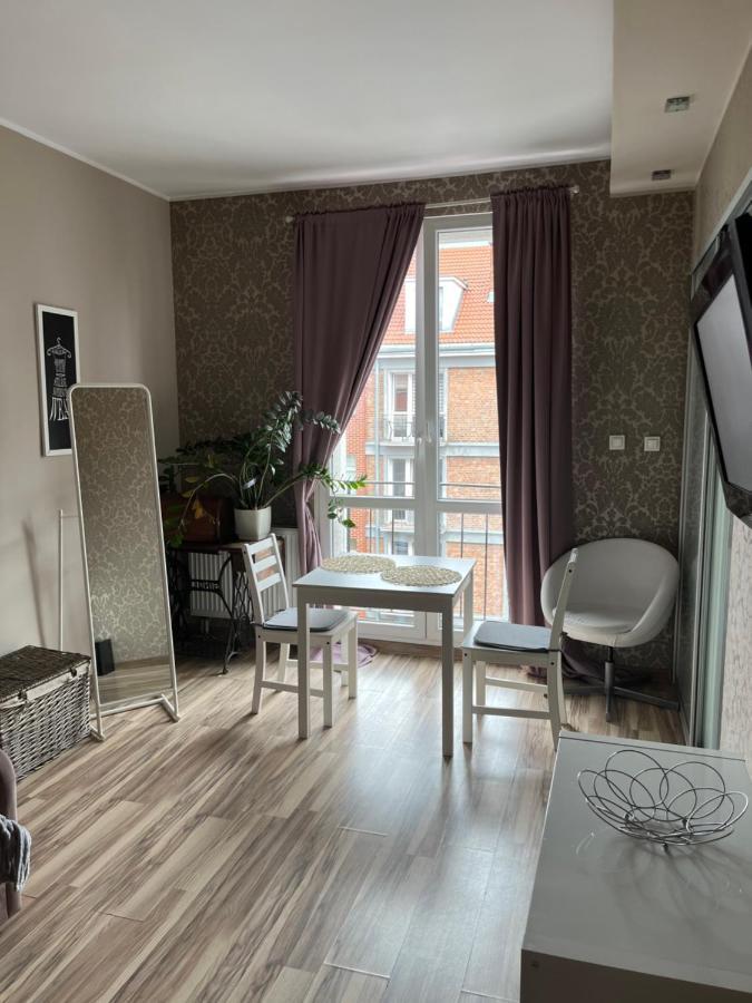 Centrum Apartament Gdansk Bagian luar foto