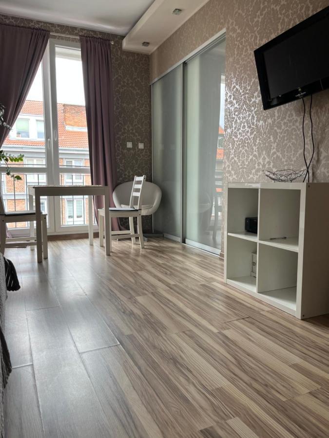 Centrum Apartament Gdansk Bagian luar foto